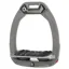 Flex-On Safe-On Ultra Grip Safety Stirrups - Silver Grey/Grey/Black