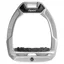 Flex-On Safe-On Ultra Grip Safety Stirrups - Silver Grey/Grey/Carbon