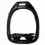 Flex-on Green Composite Ultra Grip Stirrups - Redpost/Black/Black/Black