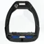 Flex-On Safe-On Ultra Grip Safety Stirrups - Black/Black/Dark Blue