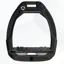 Flex-On Safe-On Ultra Grip Safety Stirrups - Black/Black/Grey