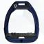 Flex-On Safe-On Ultra Grip Safety Stirrups - Navy/Black/Black