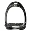 Flex-On Aluminium Ultra Grip Stirrup Irons - Black/Grey