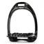 Flex-On Aluminium Ultra Grip Stirrup Irons - Black/Black