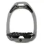 Flex-On Green Composite Ultra Grip Stirrups - Silver Grey/Black/Black