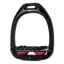 Flex-On Green Composite Ultra Grip Stirrups - Black/Black/Pink