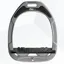 Flex-On Green Composite Ultra Grip Stirrups - Silver Grey/Black/Grey