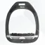 Flex-On Green Composite Ultra Grip Stirrups - Dark Grey/Grey/Leather