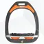 Flex-On Green Composite Ultra Grip Stirrups - Dark Grey/Grey/Orange