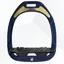 Flex-On Green Composite Ultra Grip Stirrups - Navy/Black/Black/Gold