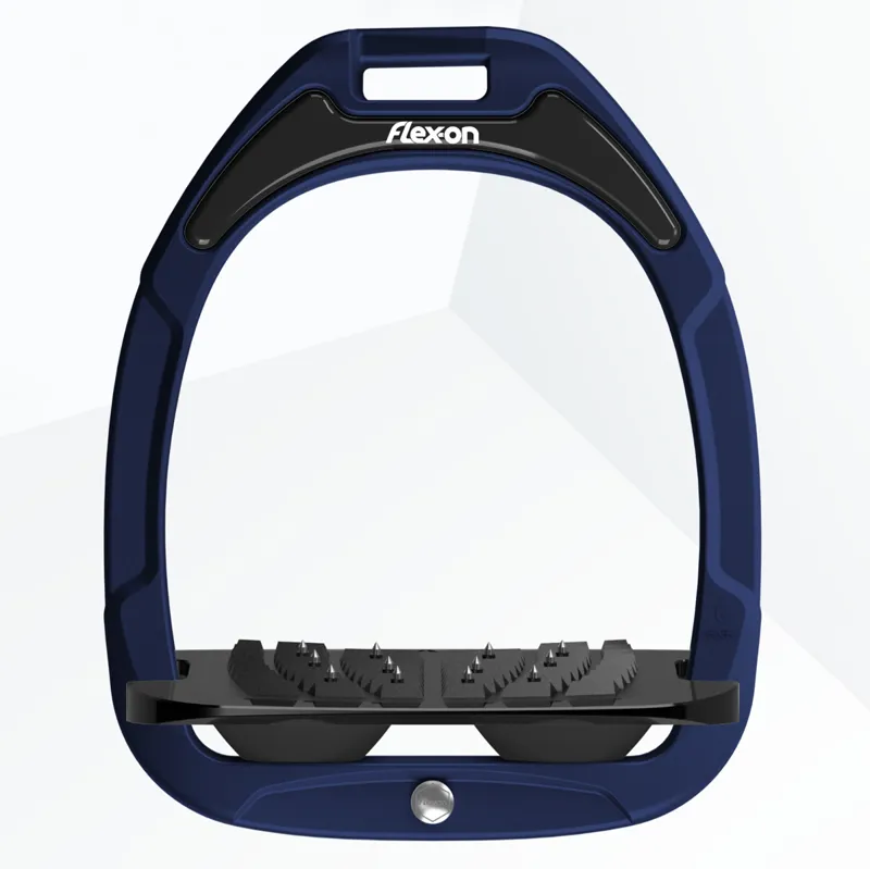 Flex-On Green Composite Ultra Grip Stirrups - Navy/Black/Black