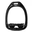 Flex-On Green Composite Ultra Grip Stirrups - Black/Black/Black