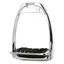 Flex-On Hunter H Ultra Grip Stirrups - Silver/Black