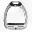 Flex-On Safe-On Ultra Grip Safety Stirrups - Silver Grey/Grey/Grey