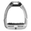 Flex-On Safe-On Ultra Grip Safety Stirrups - Silver Grey/Grey/Grey