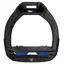 Flex-On Safe-On Junior Safety Stirrups - Black/Black/Royal Blue