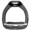 Flex-On Safe-On Junior Safety Stirrups - Dark Grey/Grey/Grey