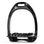 Flex-On Aluminium Ultra Grip Stirrup Irons - Black/Black