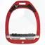 Flex-On Green Composite Ultra Grip Stirrups - Red/Grey/Grey