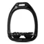 Flex-On Green Composite Ultra Grip Stirrups - Black/Black/Black