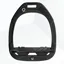 Flex-On Green Composite Grip Stirrups - Black/Black/Black