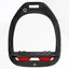 Flex-On Green Composite Grip Stirrups - Black/Black/Red