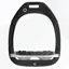 Flex-On Green Composite Ultra Grip Stirrups - Black/Grey/Grey
