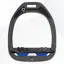 Flex-On Green Composite Ultra Grip Stirrups - Dark Grey/Black/Blue