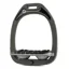 Flex-On Green Composite Ultra Grip Stirrups - Dark Grey/Grey/Grey