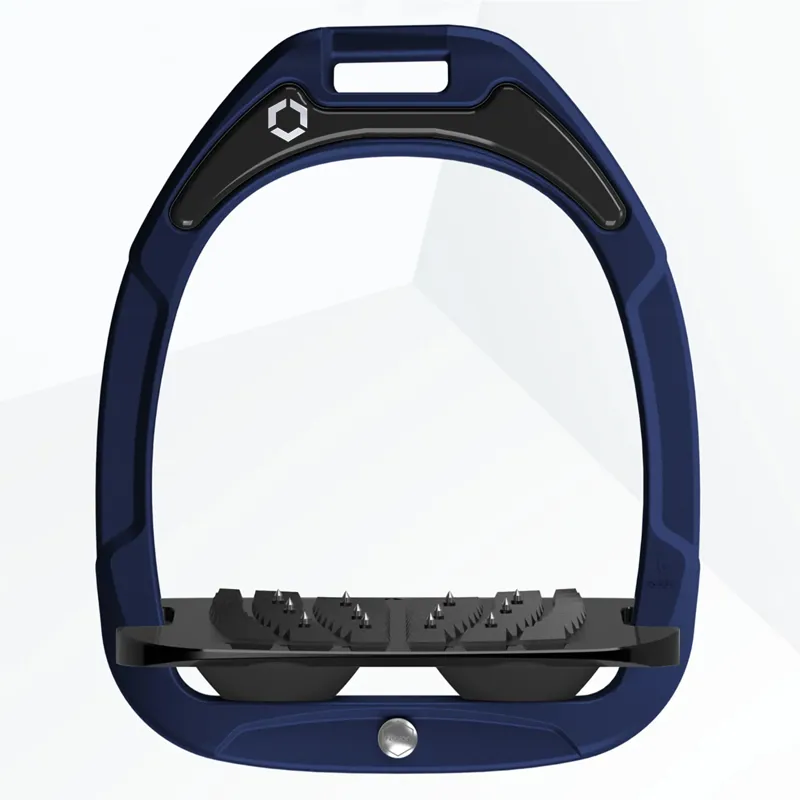 Flex-On Green Composite Ultra Grip Stirrups - Navy/Black/Black