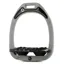 Flex-On Green Composite Ultra Grip Stirrups - Silver Grey/Black/Black