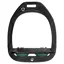 Flexon Green Composite Ultra Grip Stirrups - Black/Black/Dark Green