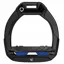 Flex-On Safe-On Junior Safety Stirrups - Black/Black/Royal Blue
