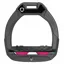 Flex-On Safe-On Junior Safety Stirrups - Dark Grey/Black/Fuchsia