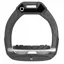 Flex-On Safe-On Junior Safety Stirrups - Dark Grey/Grey/Grey