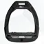 Flex-On Safe-On Grip Safety Stirrups - Black/Black/Grey