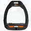 Flex-On Safe-On Ultra Grip Safety Stirrups - Black/Black/Orange