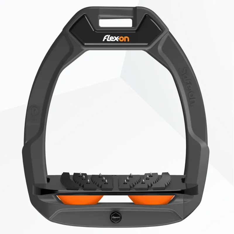 Equipe Safety Stirrup - Dark Titanium & Orange