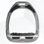 Flex-On Green Composite Ultra Grip Stirrups - Silver Grey/Grey/Black