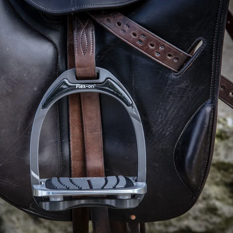 Flex-On Green Composite Ultra Grip Stirrup Irons - TRIAL-1