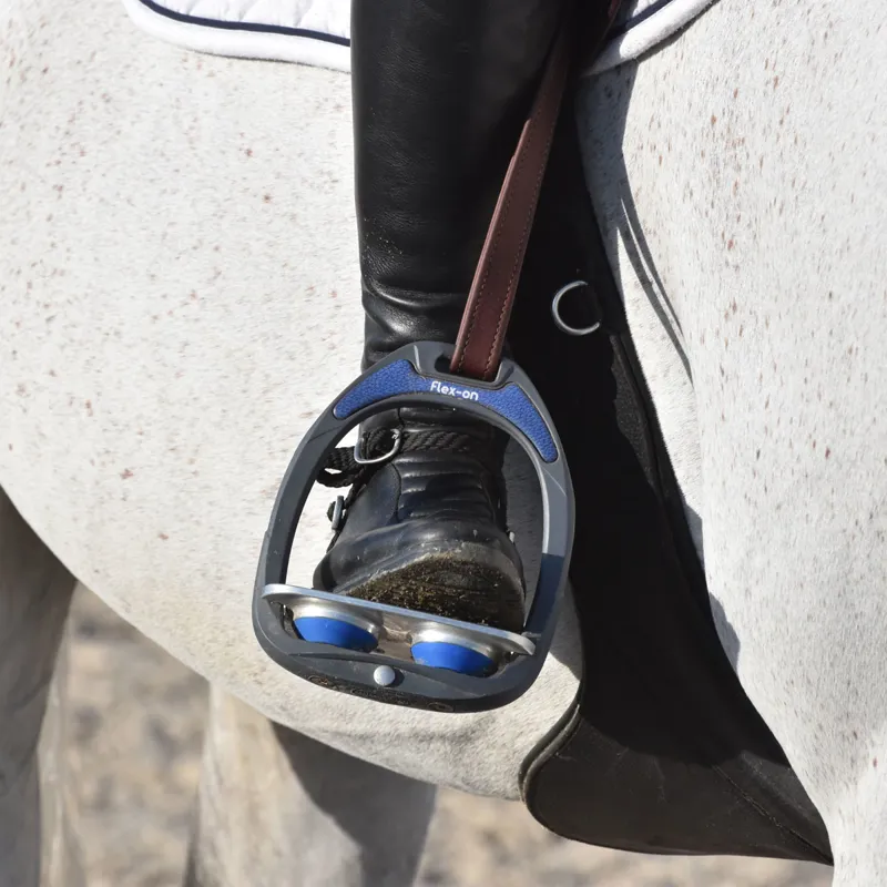 Flex-On Green Composite Ultra Grip Stirrup Irons - TRIAL-3