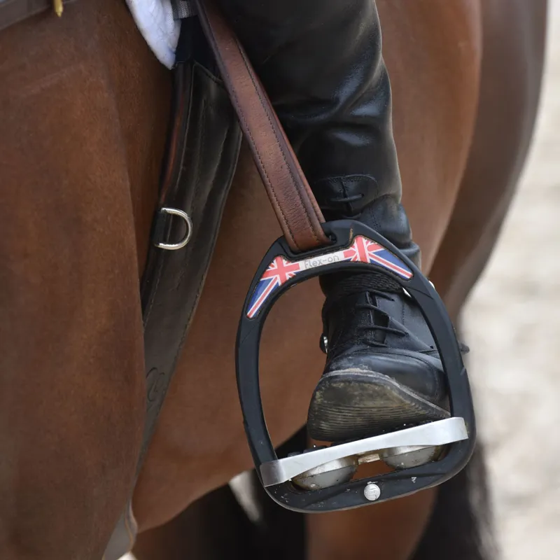 Flex-On Green Composite Ultra Grip Stirrup Irons - TRIAL-4