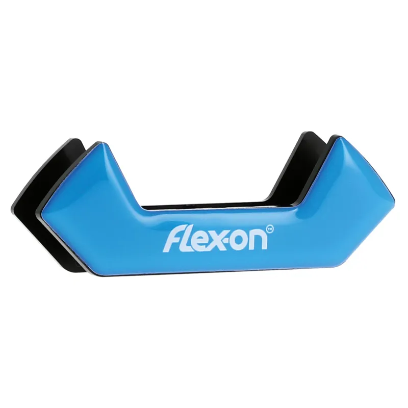 Flex-On Safe-On Stirrup Magnets - Plain Cyan