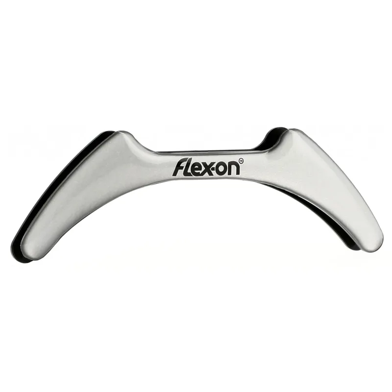 Flex-On Green Composite Stirrup Magnets - Plain Silver Grey