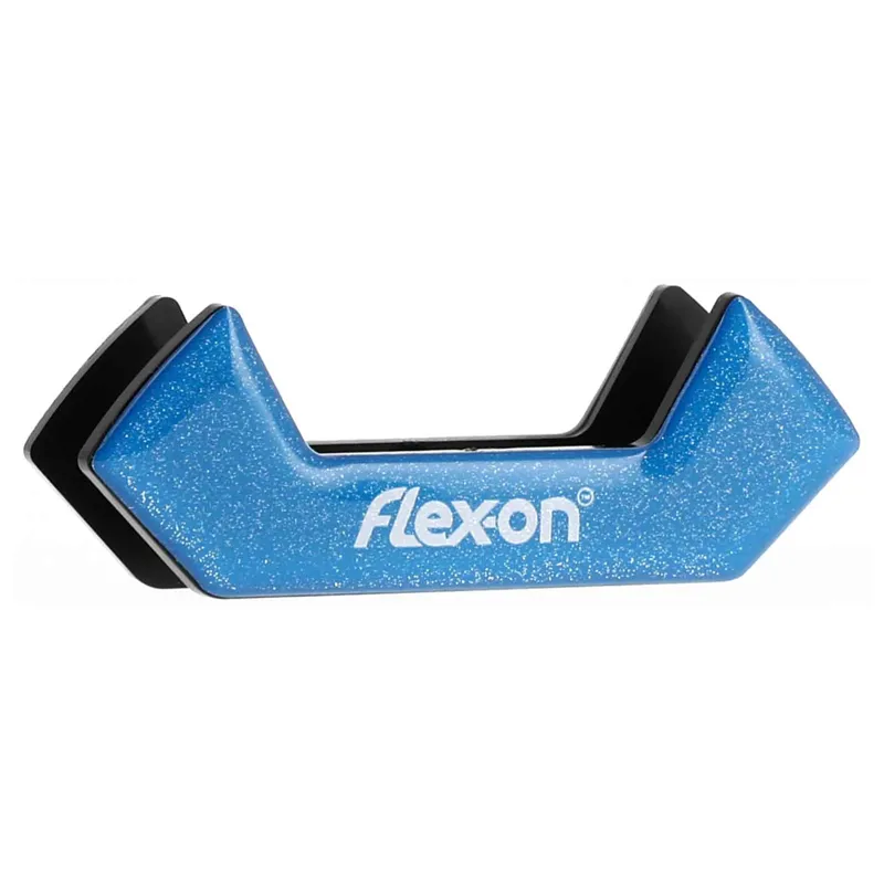 Flex-On Safe-on Silver-Range Stirrup Magnets - Cyan Silver