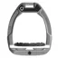 Flex-On Safe-On Ultra Grip Safety Stirrups - Silver Grey/White/Grey