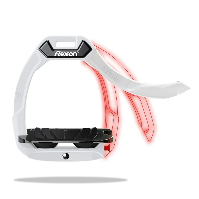 Flex-On Safe-On Ultra Grip Safety Stirrups - Black/Black/Black-2