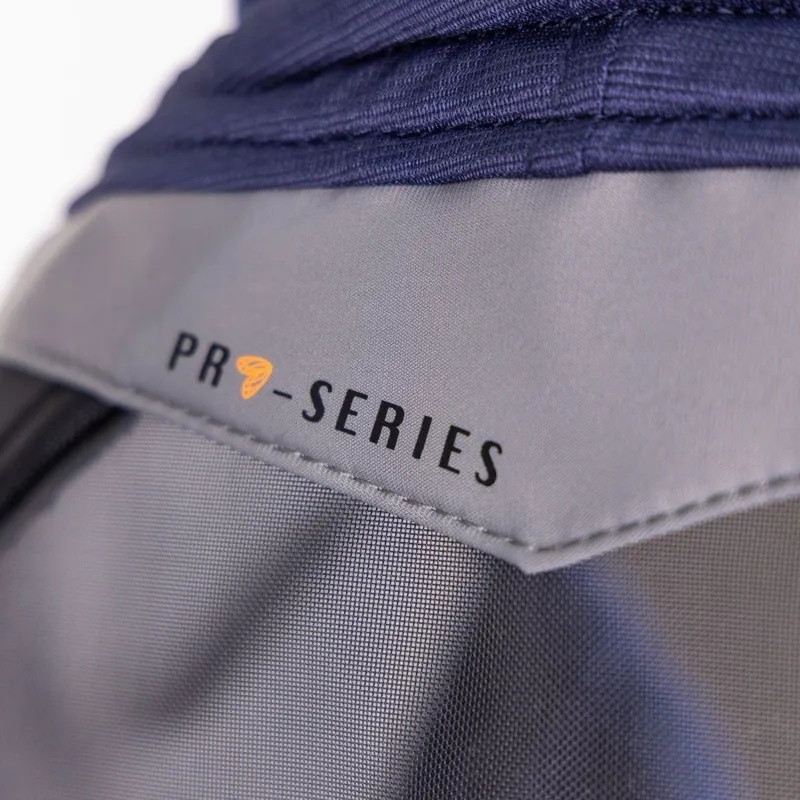 Shires Flyguard Pro Fine Mesh Fly Mask with Ears and Square Nose - Navy-4