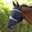 Shires FlyGuard Pro Fine Mesh Earless Fly Mask with Nose - Jet