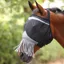 Shires FlyGuard Pro Fine Mesh Earless Fly Mask with Nose Fringe - Jet